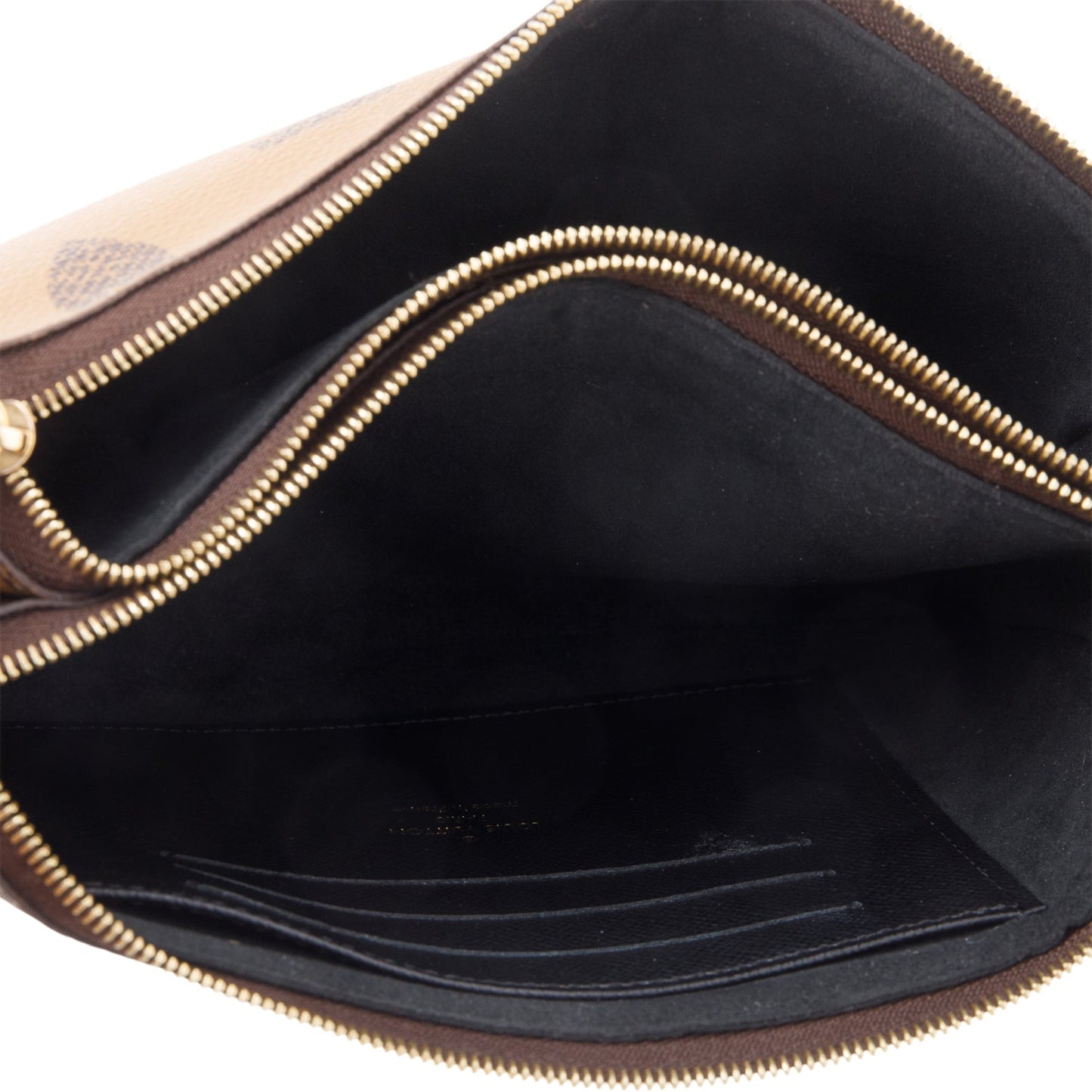 Louis Vuitton Monogram Giant Reverse & Monogram Double Zip Pochette