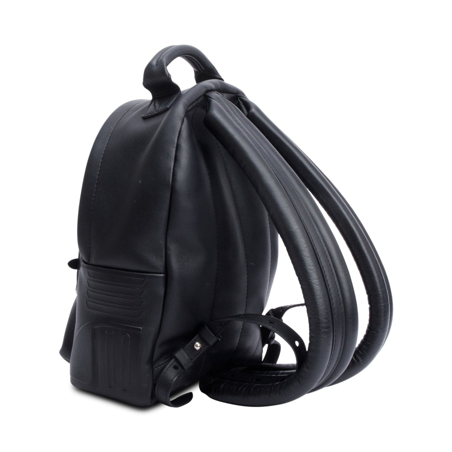 Louis Vuitton Black Spaceship Embossed Leather Palm Springs Backpack PM