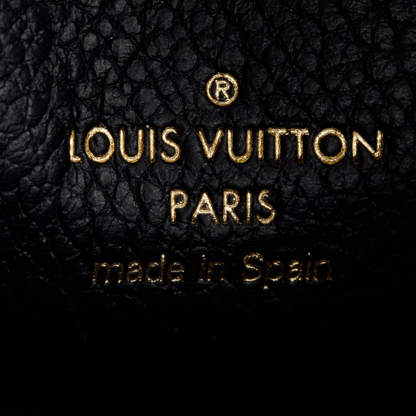 Louis Vuitton Black Monogram Empreinte Double Zip Pochette