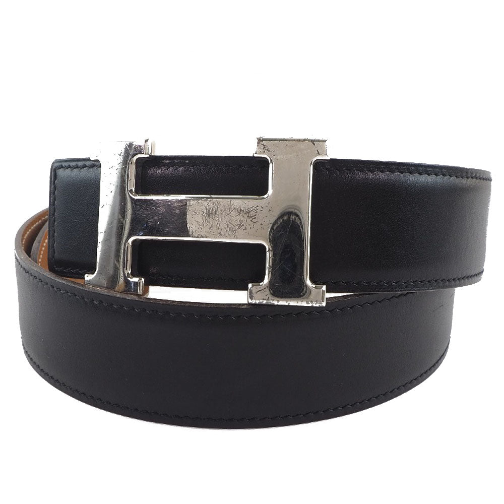 HERMES belt Epsom, metal black *Sold product (outlet) Constance H belt 70 Women 70