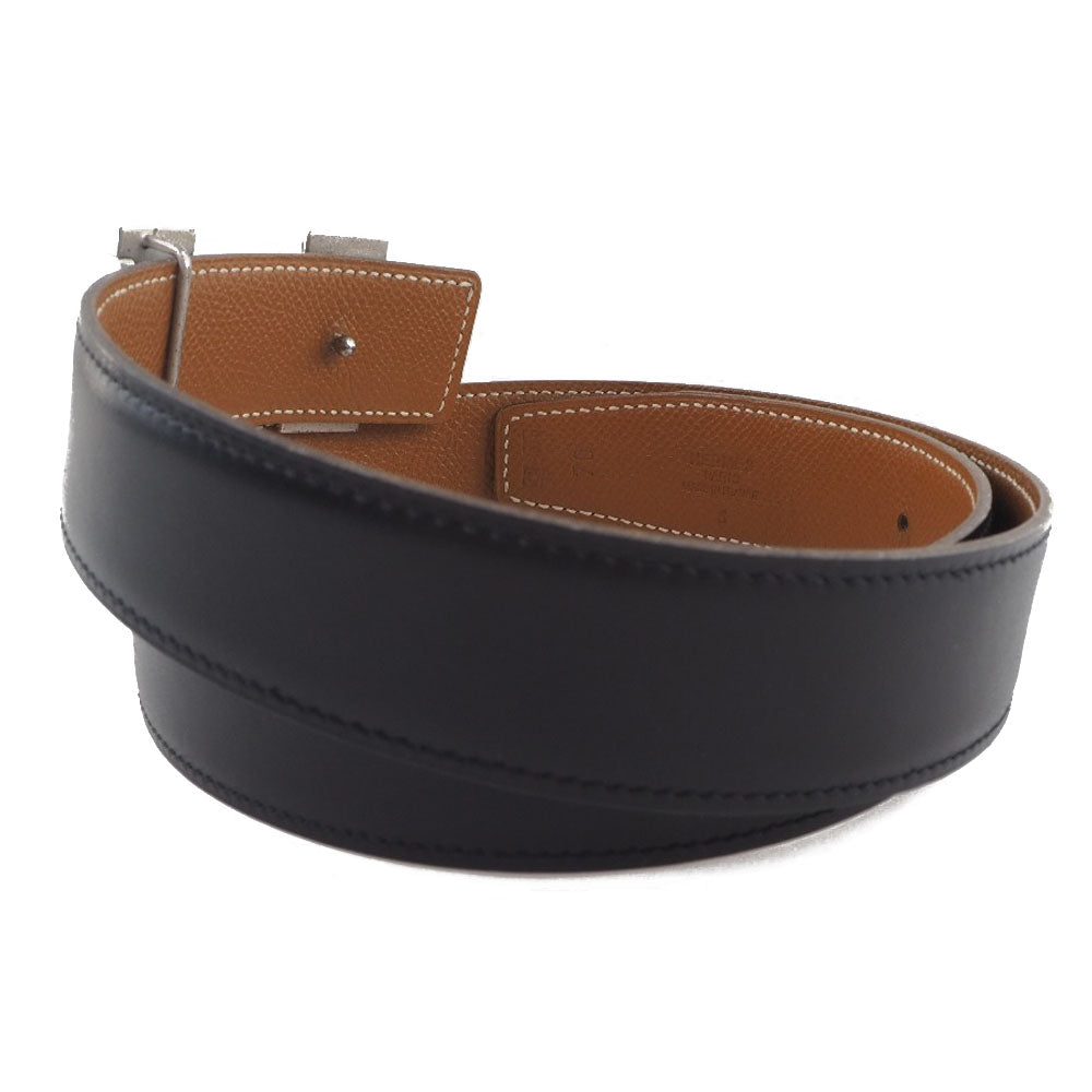 HERMES belt Epsom, metal black *Sold product (outlet) Constance H belt 70 Women 70