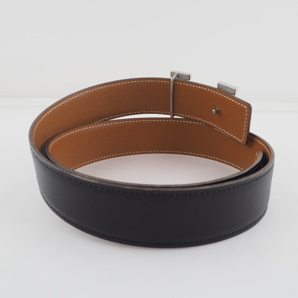 HERMES belt Epsom, metal black *Sold product (outlet) Constance H belt 70 Women 70