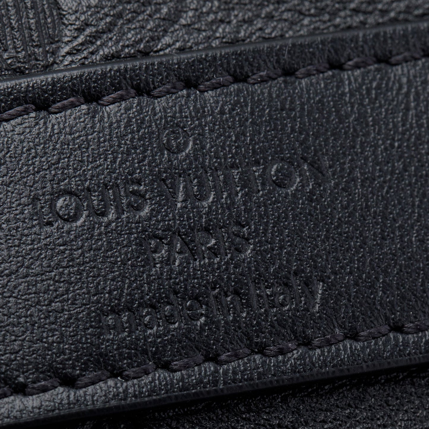 Louis Vuitton Black Monogram Shadow Embossed Keepall Bandouliere 50