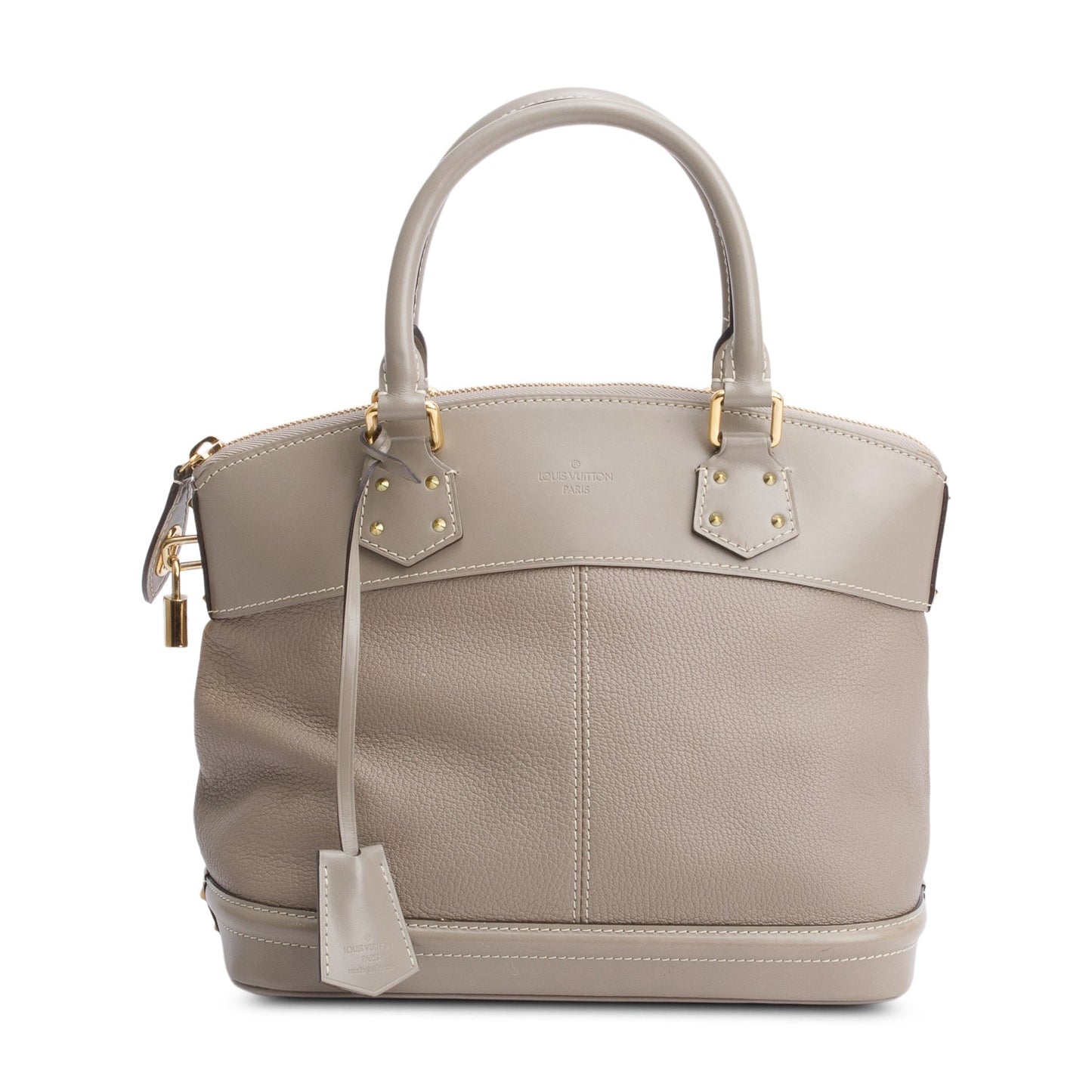 Louis Vuitton Taupe Suhali Leather Lockit PM