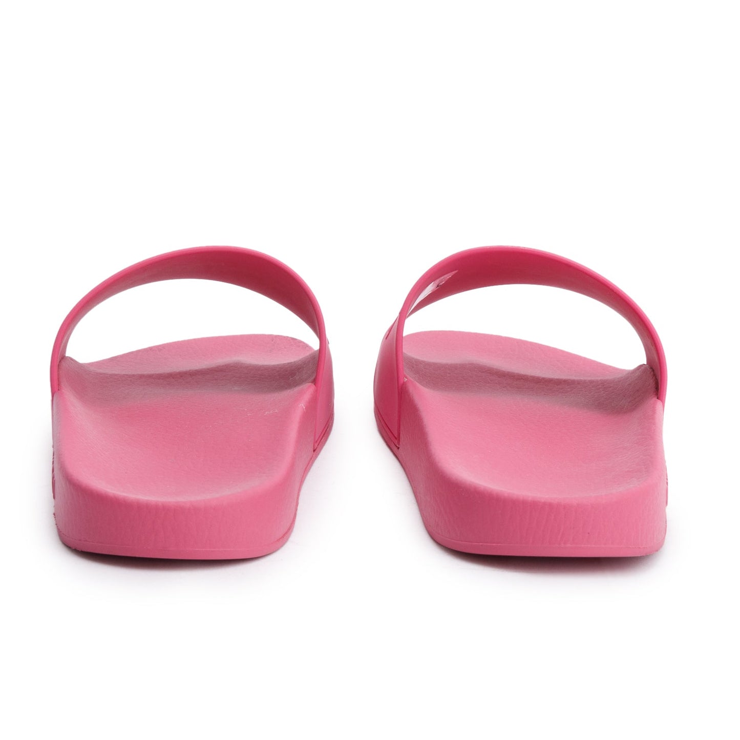 Gucci Pink Rubber Interlocking G Logo Slides , Size 11