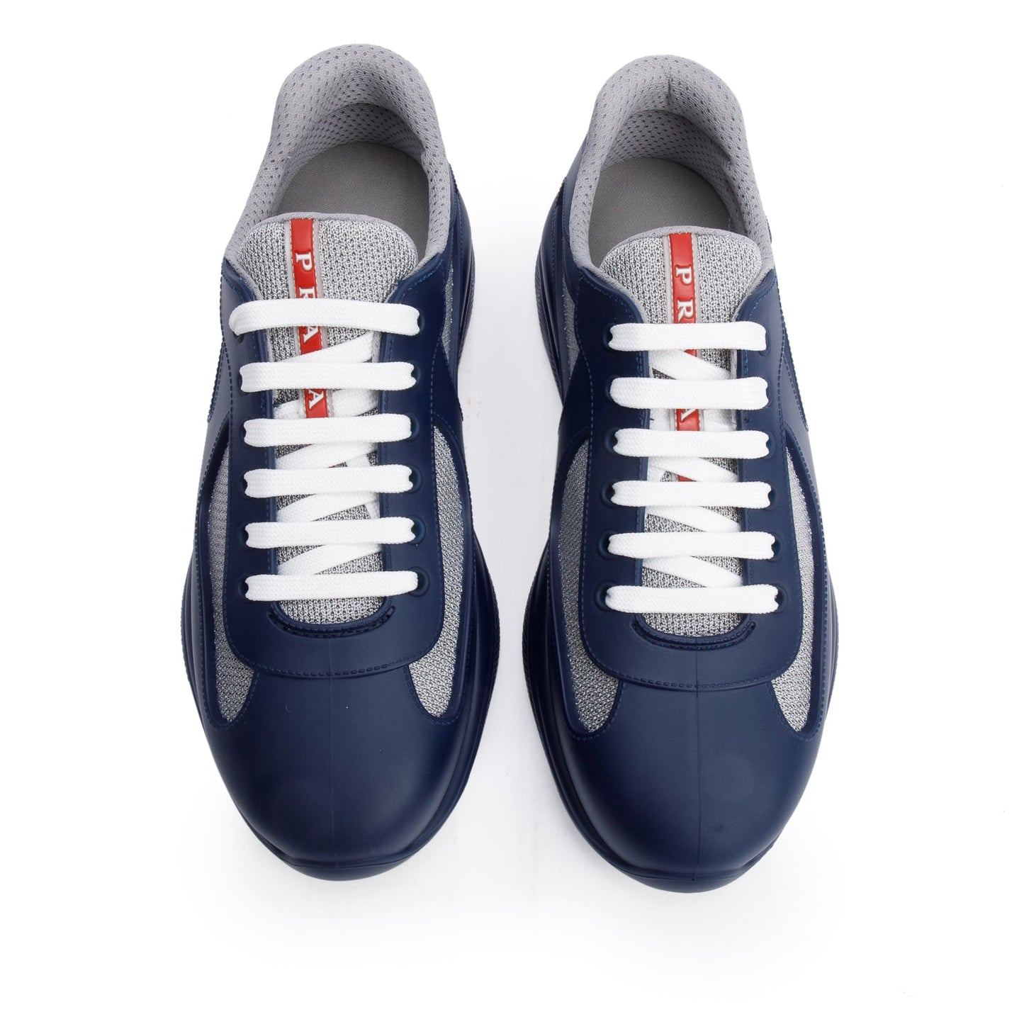 Prada Navy Blue America's Cup Sneakers, Size 41