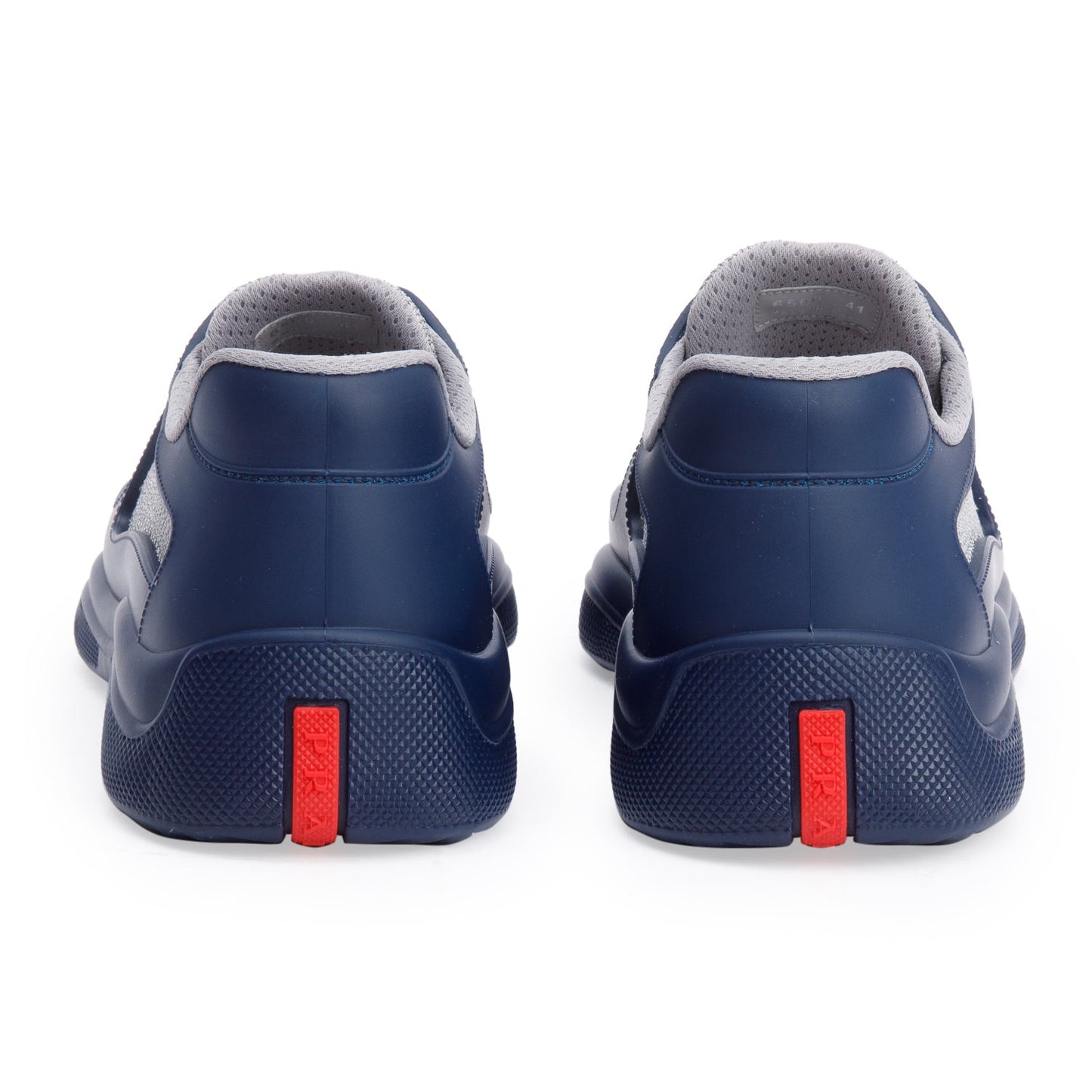 Prada Navy Blue America's Cup Sneakers, Size 41