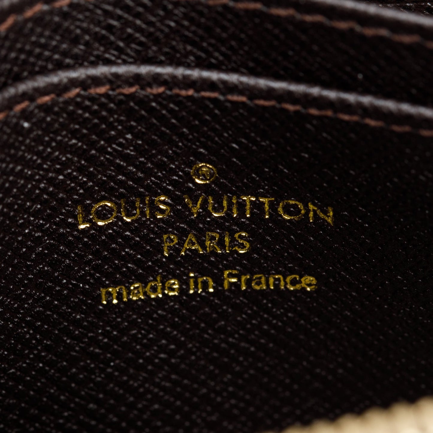 Louis Vuitton Brown Monogram Mini Lin Zippy Coin Purse