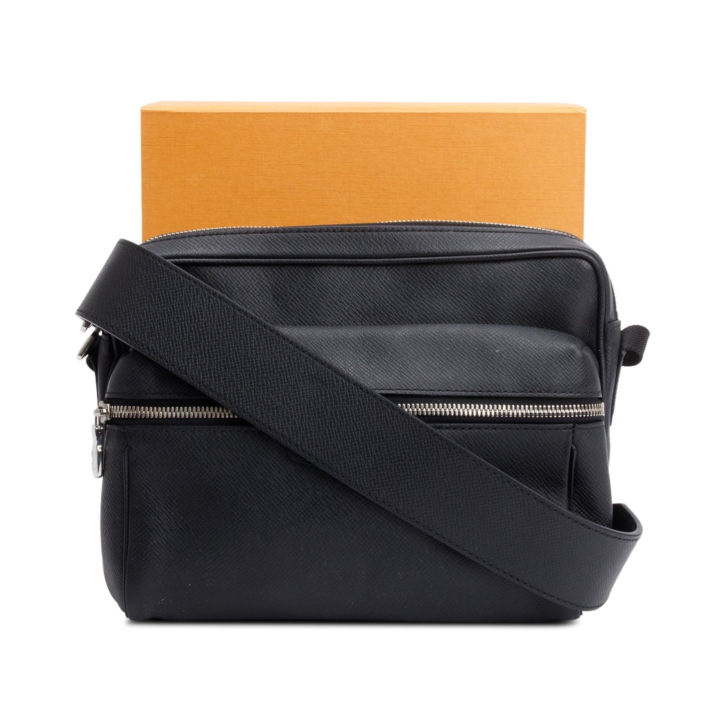 Louis Vuitton Black Taiga Leather Outdoor PM Messenger Bag