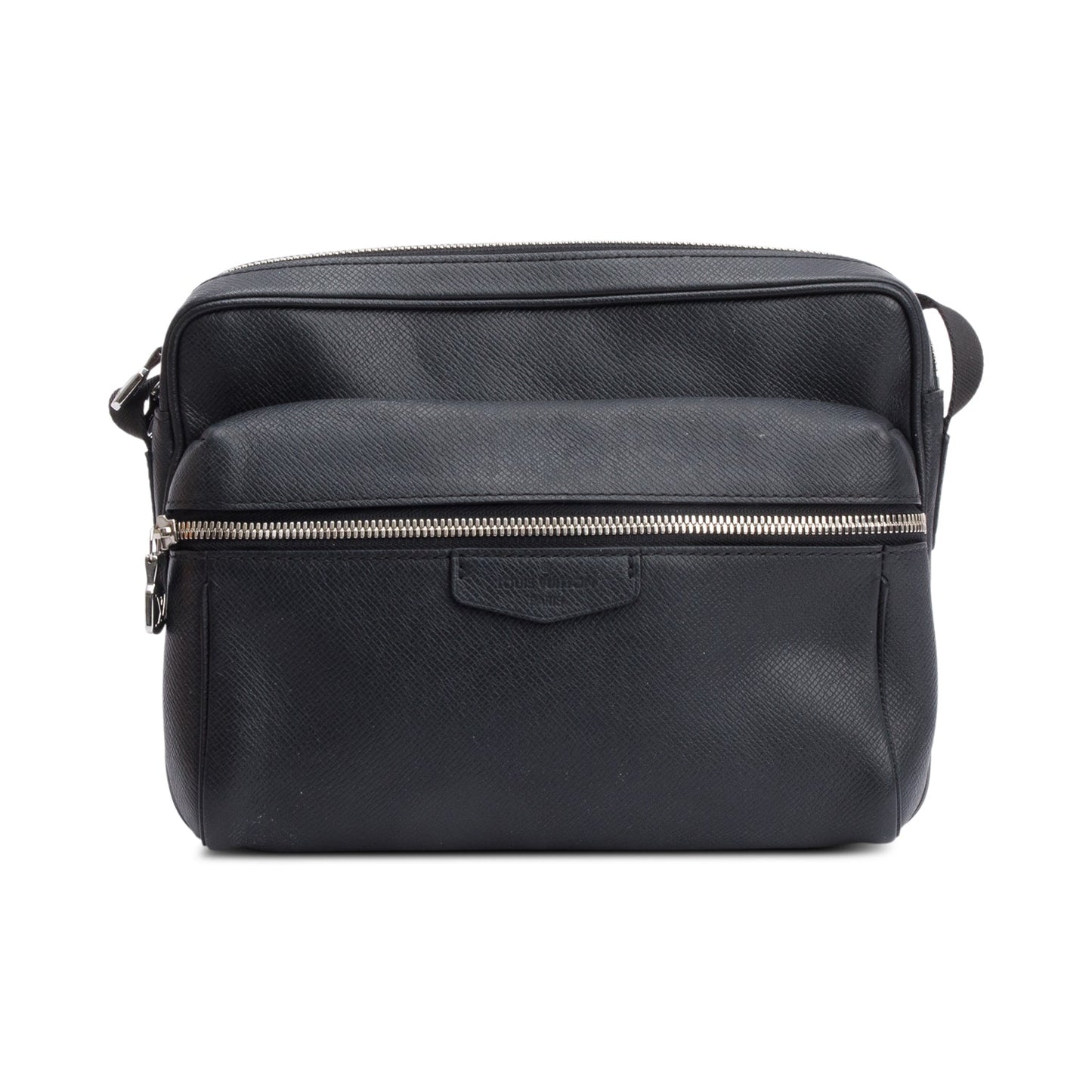 Louis Vuitton Black Taiga Leather Outdoor PM Messenger Bag