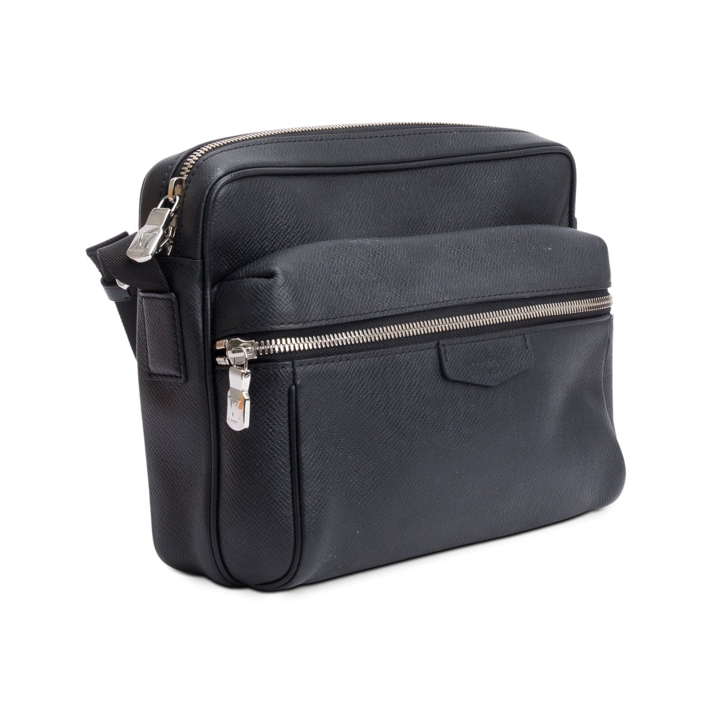 Louis Vuitton Black Taiga Leather Outdoor PM Messenger Bag
