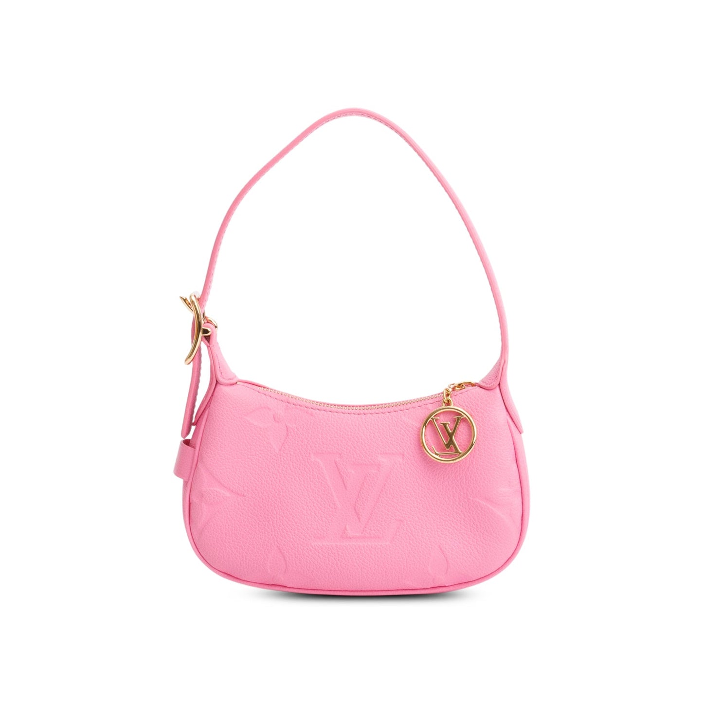 Louis Vuitton Pink Monogram Giant Empreinte Leather Mini Moon