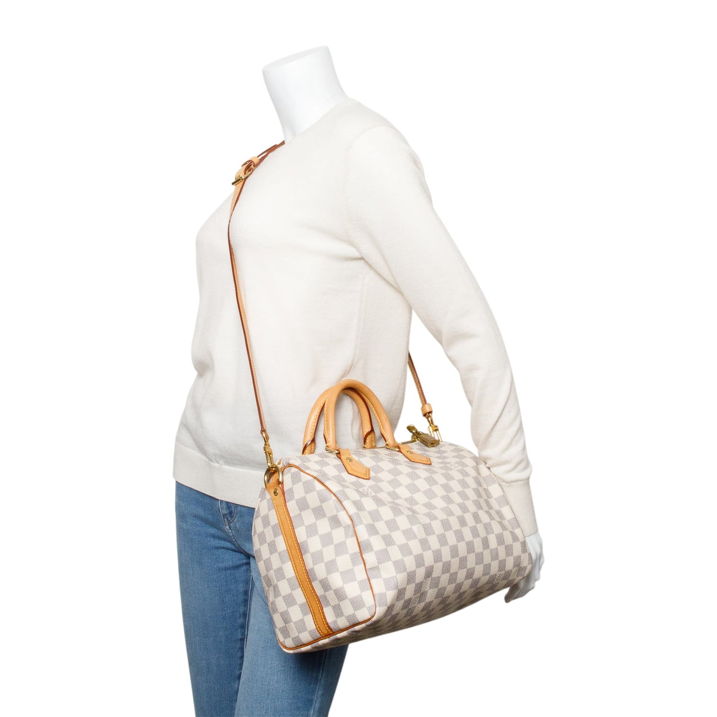 Louis Vuitton Damier Azur Speedy Bandouliere 30