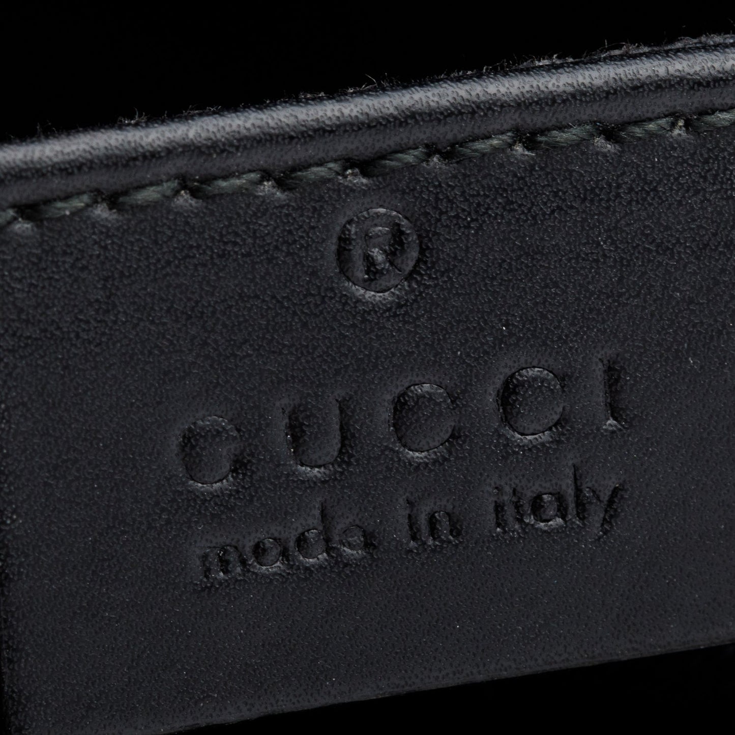 Gucci Black GG Supreme Small Messenger Bag