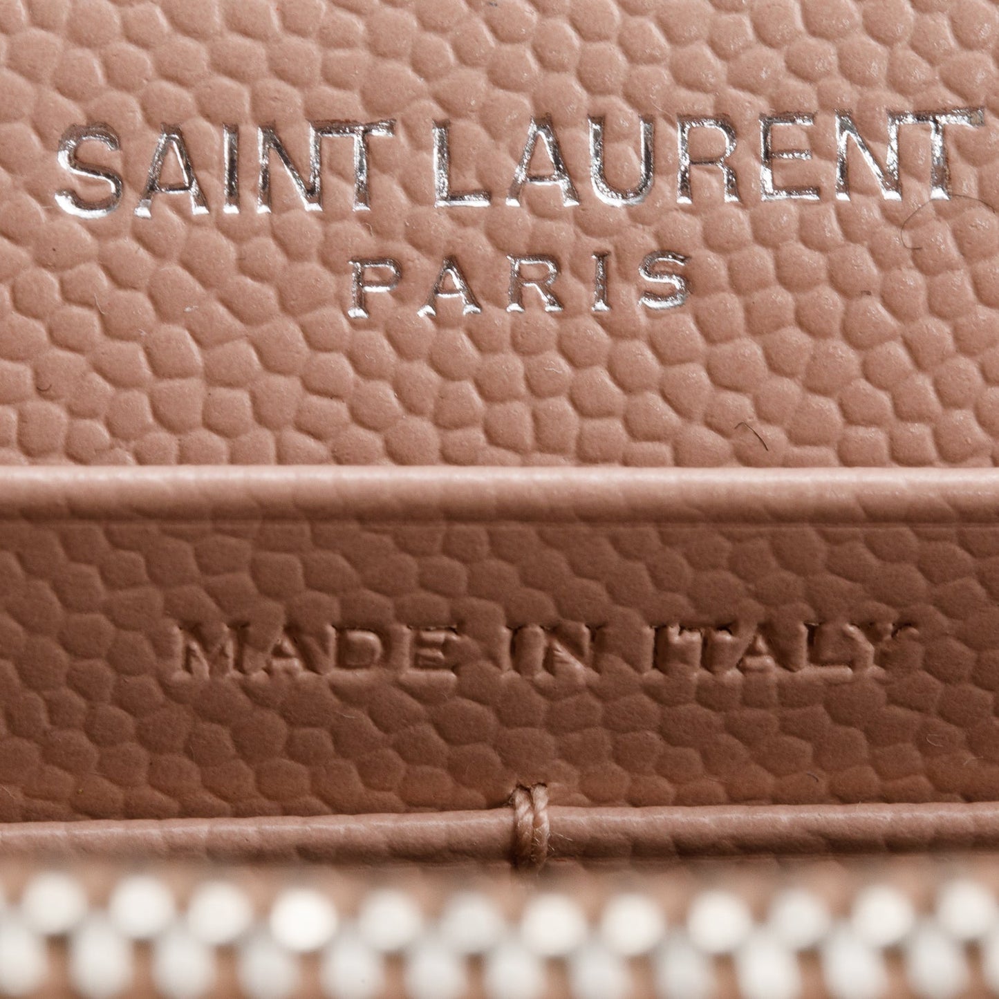 Saint Laurent Pink Cassandre Matelasse Envelope Chain Wallet