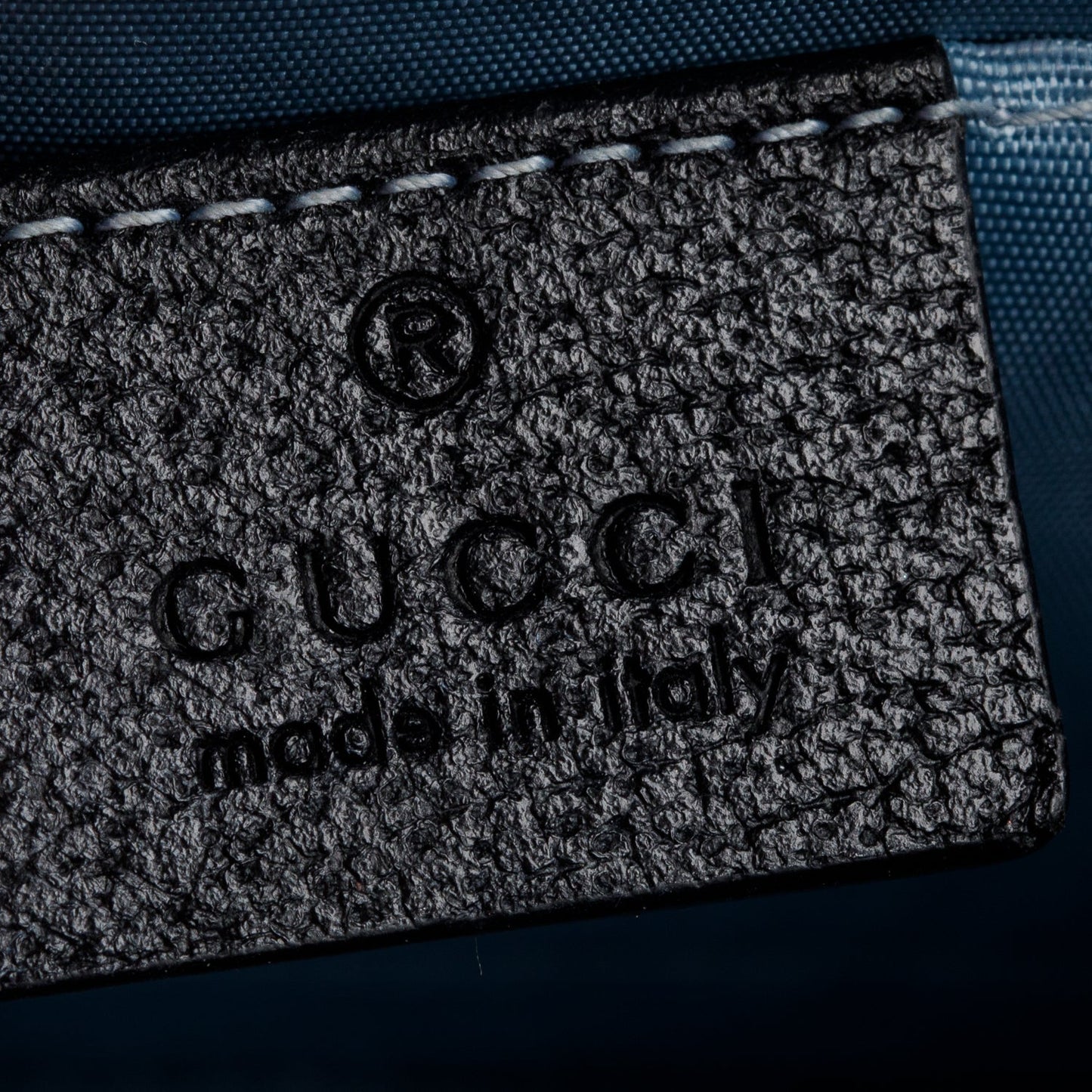 Gucci Black Calfskin Leather Bee Star Mini Top Handle Bag