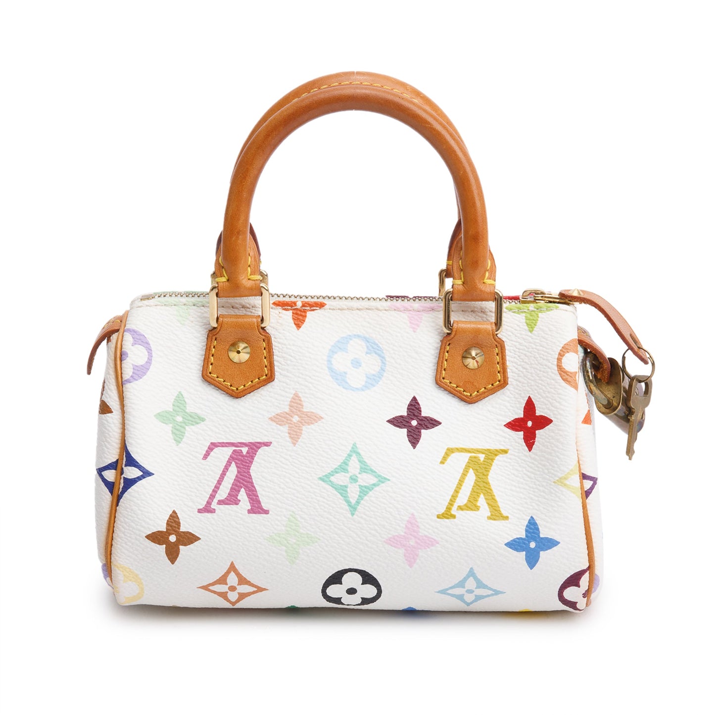 Louis Vuitton White Multicolore Mini HL Speedy