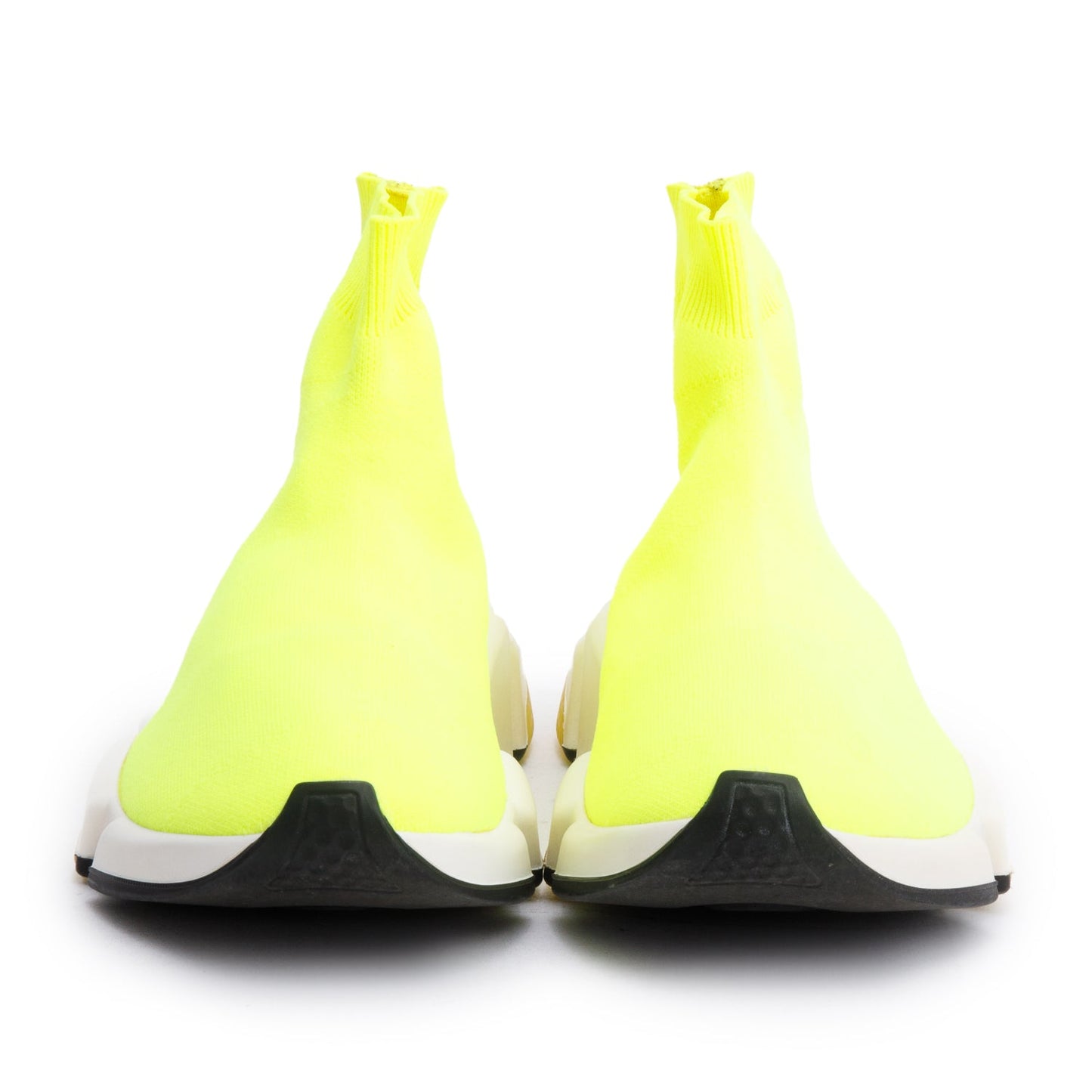 Balenciaga Neon Green Knit Speed LT Trainer Sock Sneaker, Size 8
