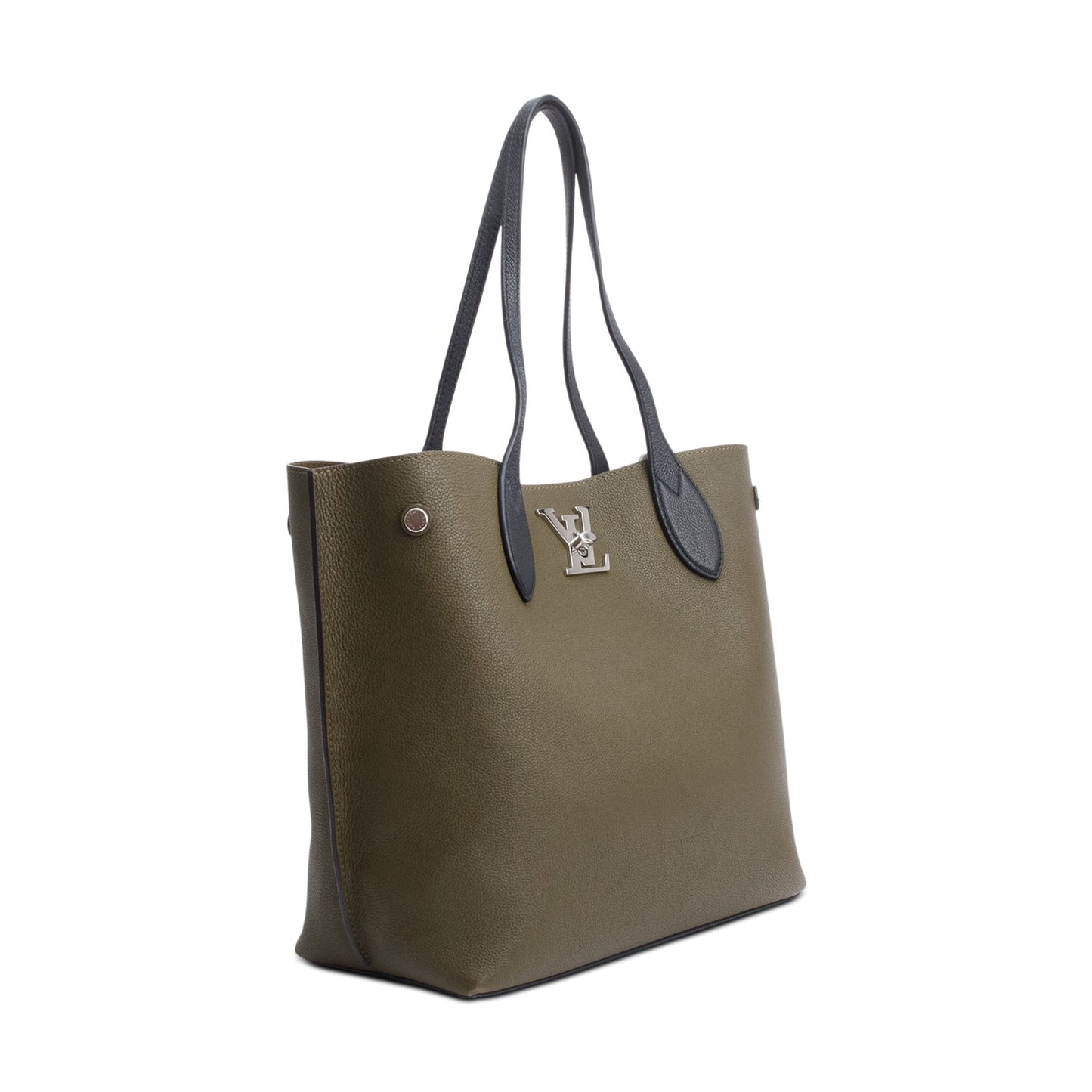 Louis Vuitton Olive Green Taurillon Leather LockMe Tote