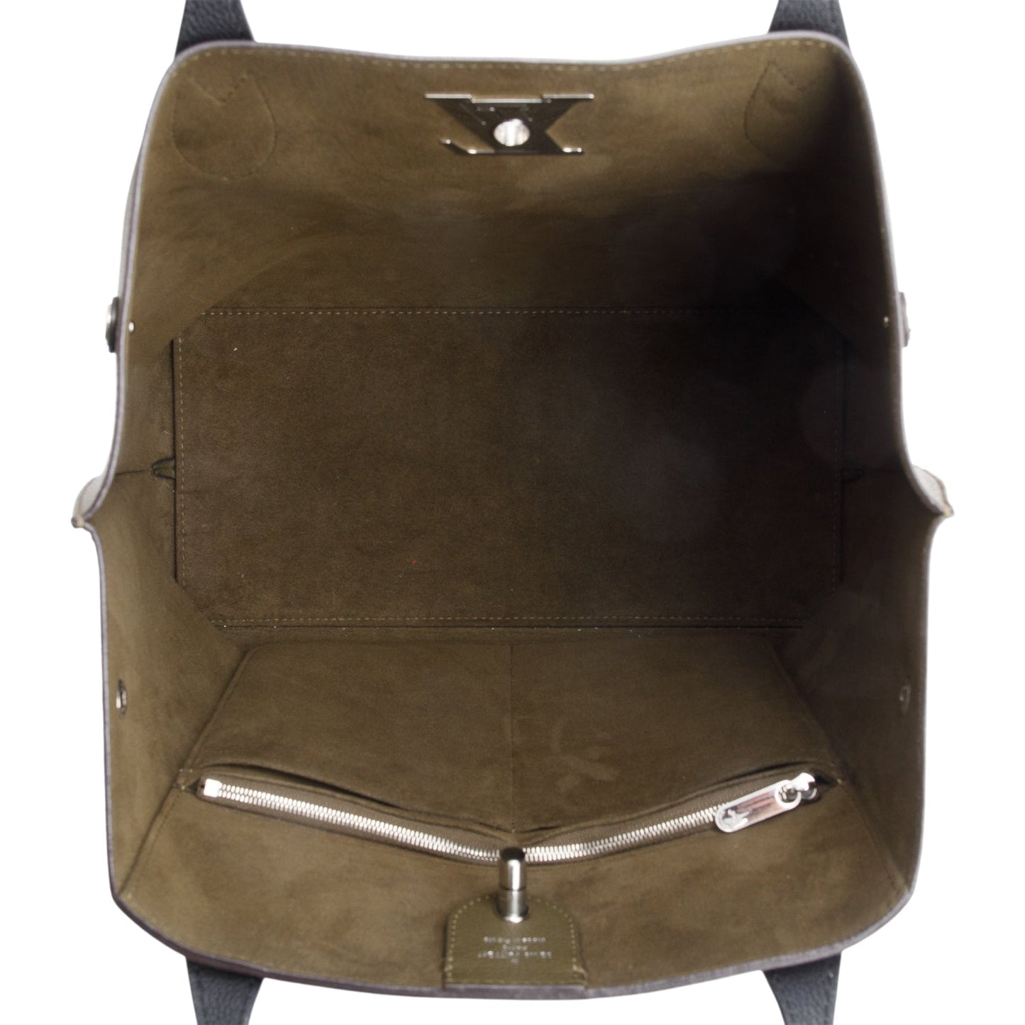 Louis Vuitton Olive Green Taurillon Leather LockMe Tote