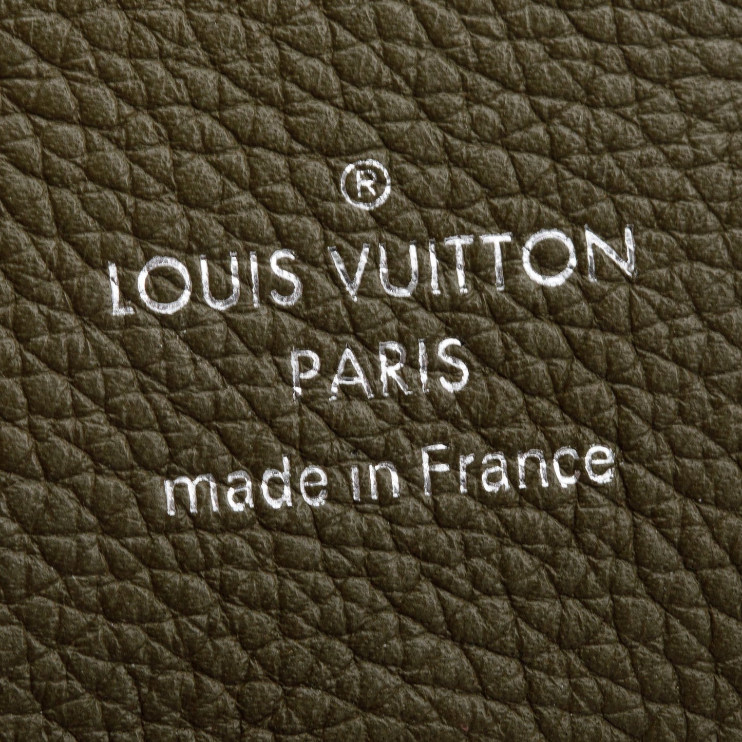 Louis Vuitton Olive Green Taurillon Leather LockMe Tote