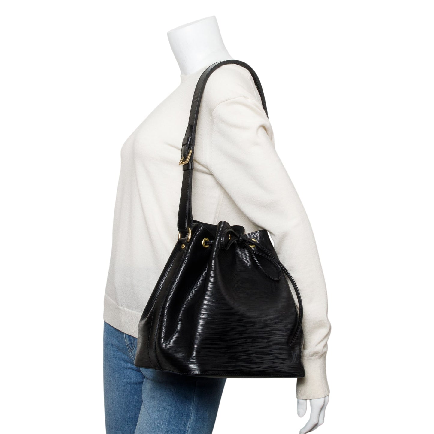 Louis Vuitton Vintage Black Epi Leather Noe MM