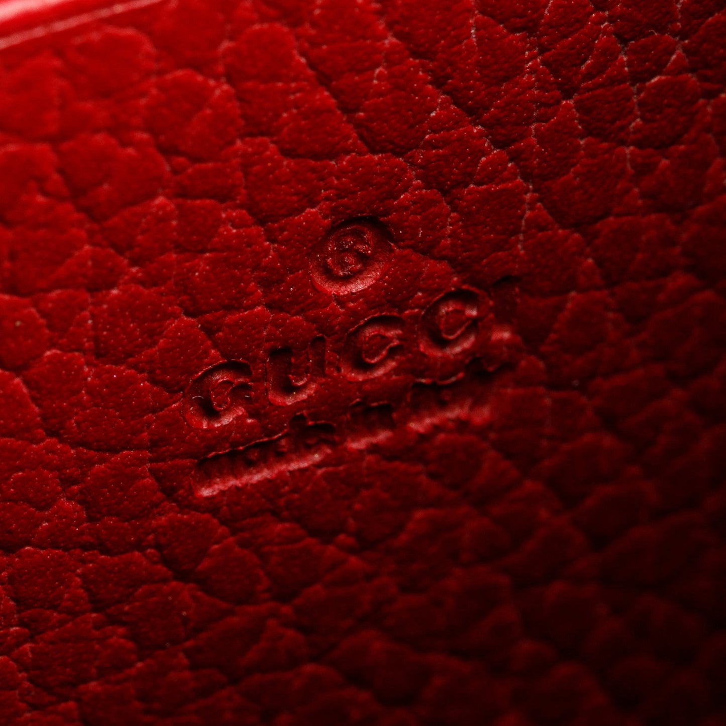 Gucci Red Leather Dionysus Mini Chain Wallet