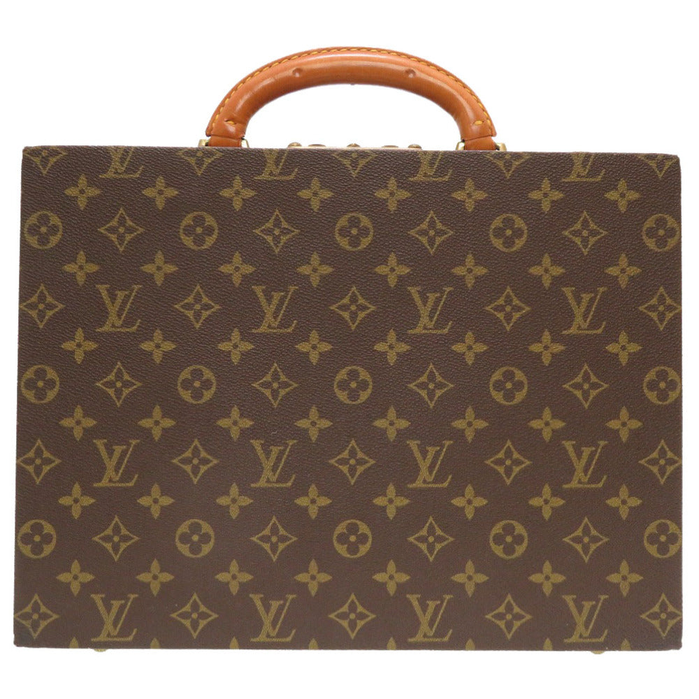 LOUIS VUITTON Business bag M47120 Monogram canvas Brown Monogram Boite Bijou Jewelry Case unisex(Unisex)