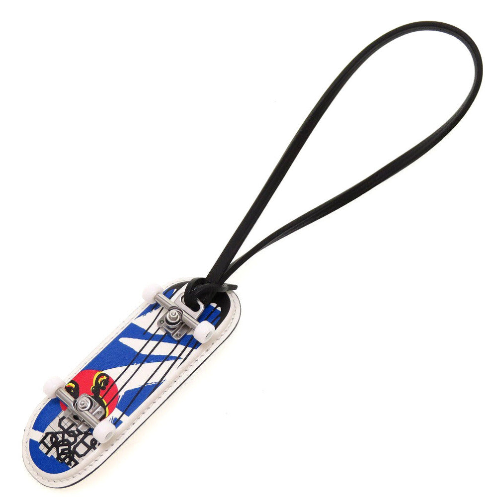 HERMES key ring Chevre, Swift black charm finger skateboard unisex(Unisex)