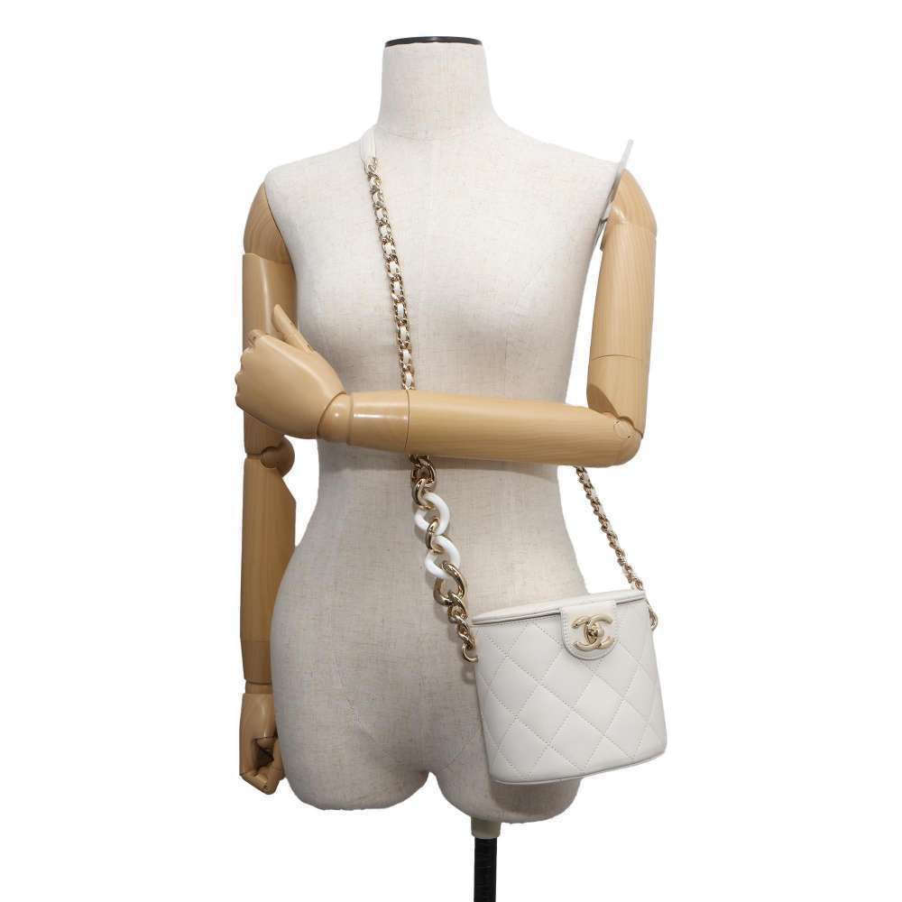 Chanel Vanity Chain Shoulder Bag Lambskin