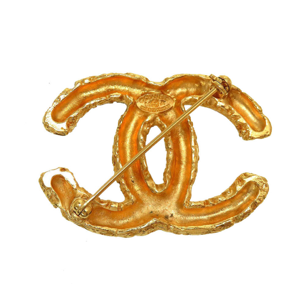 CHANEL Brooch metal gold COCO Mark Lava unisex(Unisex)