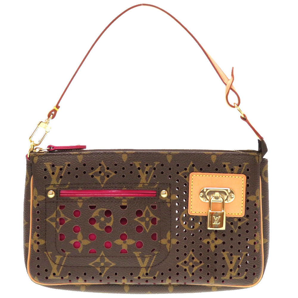 LOUIS VUITTON Handbag M95183 Monogram Perfo Fuchsia Monogram Perfo Pochette Accessories Women