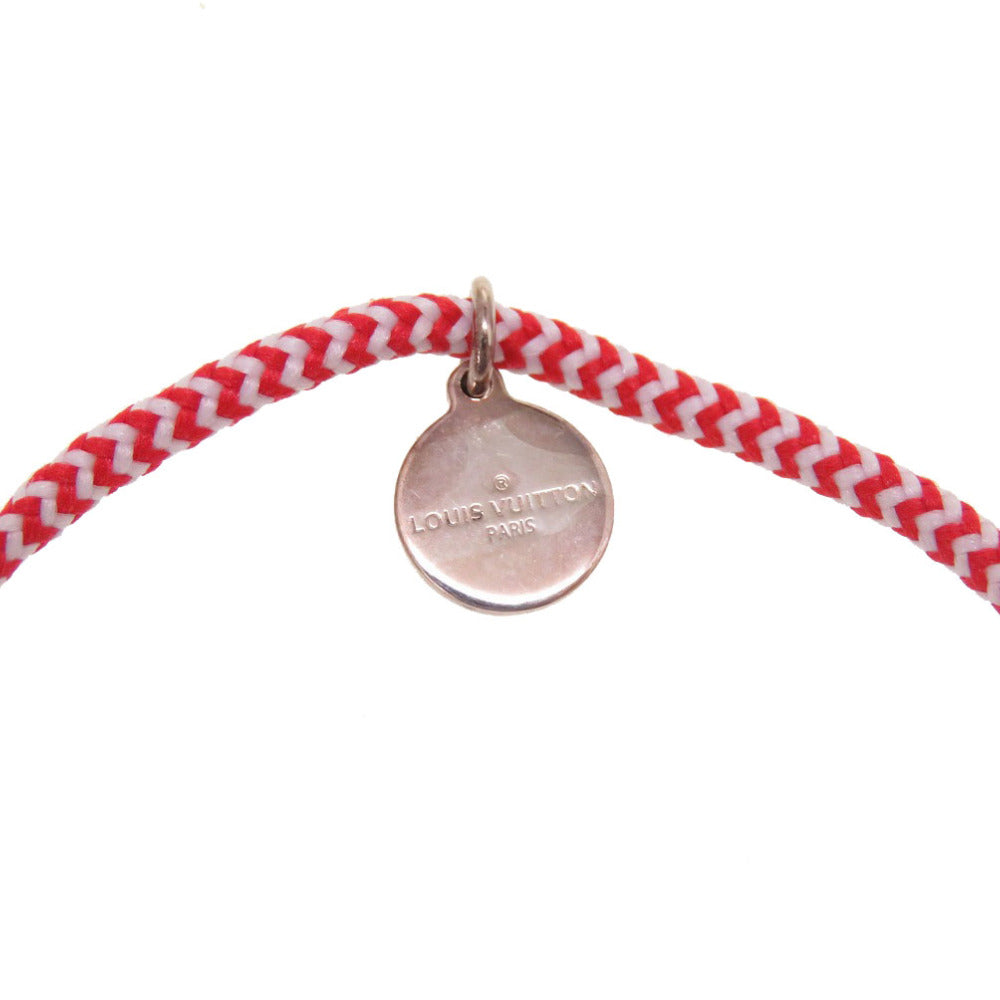 LOUIS VUITTON bracelet Q95705 Silver925, Cotton Red Cadena Brasserie Silver Lockit Sophie Turner Women