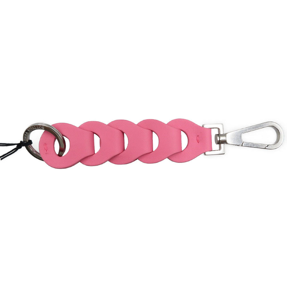 BOTTEGAVENETA key ring 577930 Calfskin, Metal Rose Women