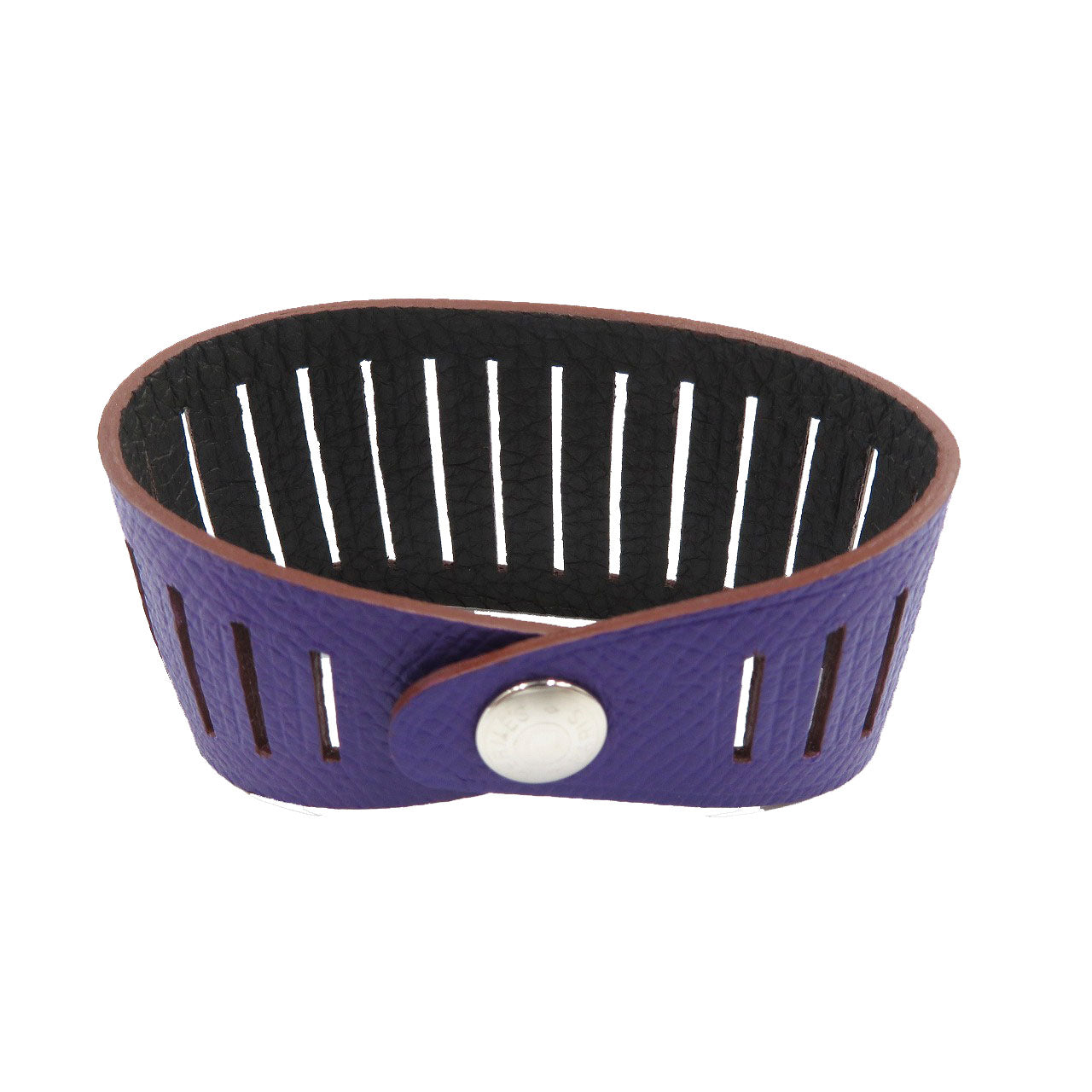 HERMES bracelet Epsom , Togo Anemone petite ash bracelet Women