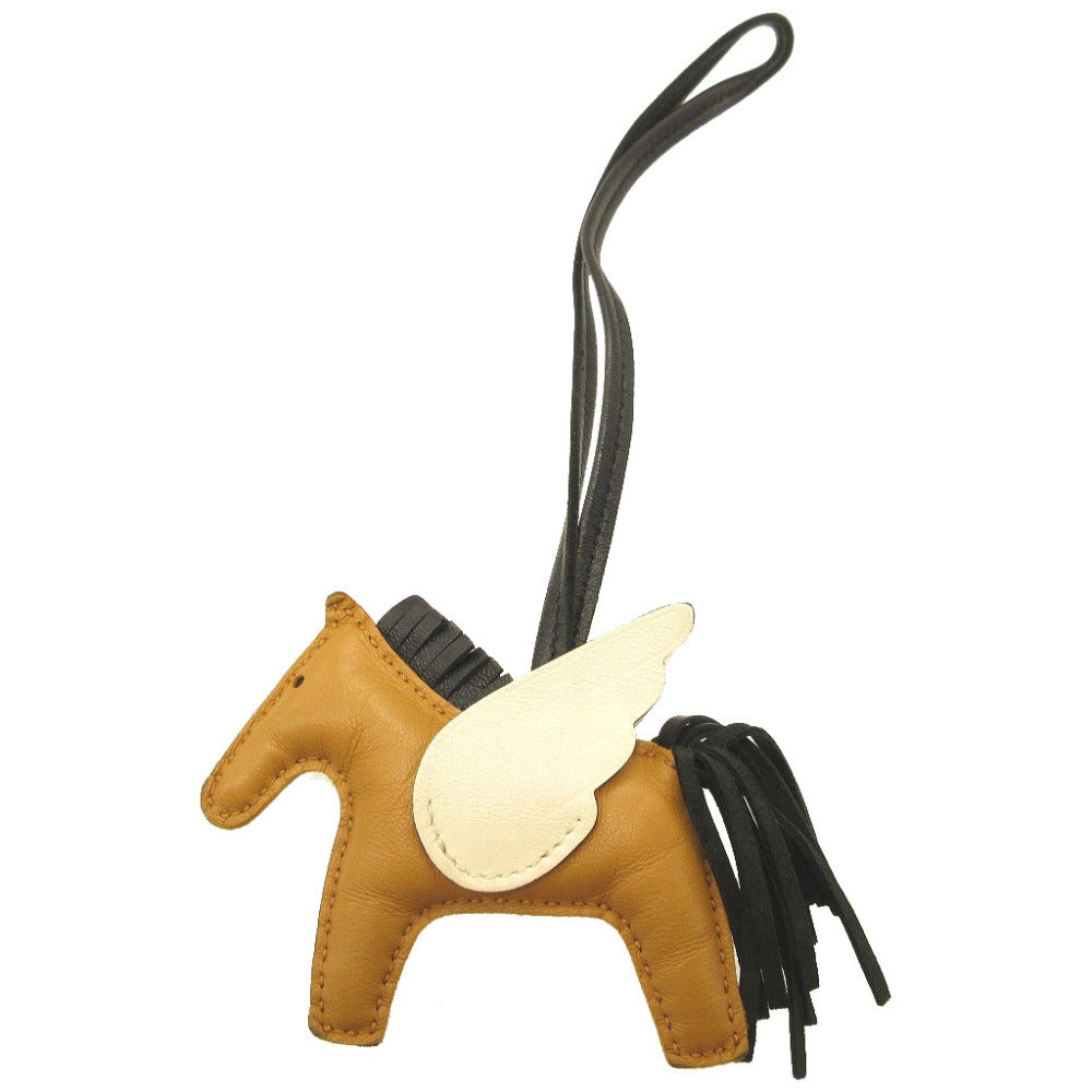 HERMES key ring leather Chai Rodeo Pegasus PM