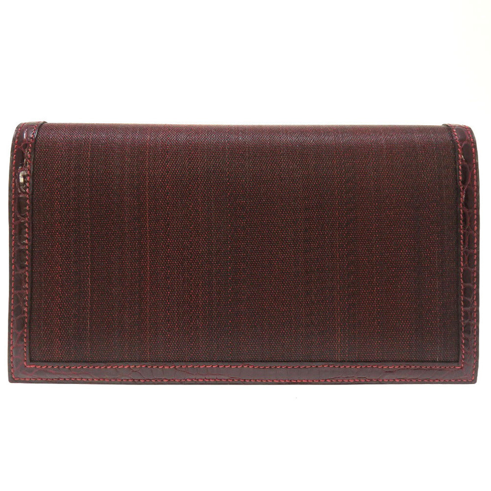 HERMES Clutch bag Clinolan Bordeaux vintage Women