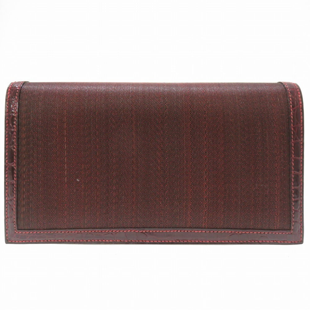 HERMES Clutch bag Clinolan Bordeaux vintage Women