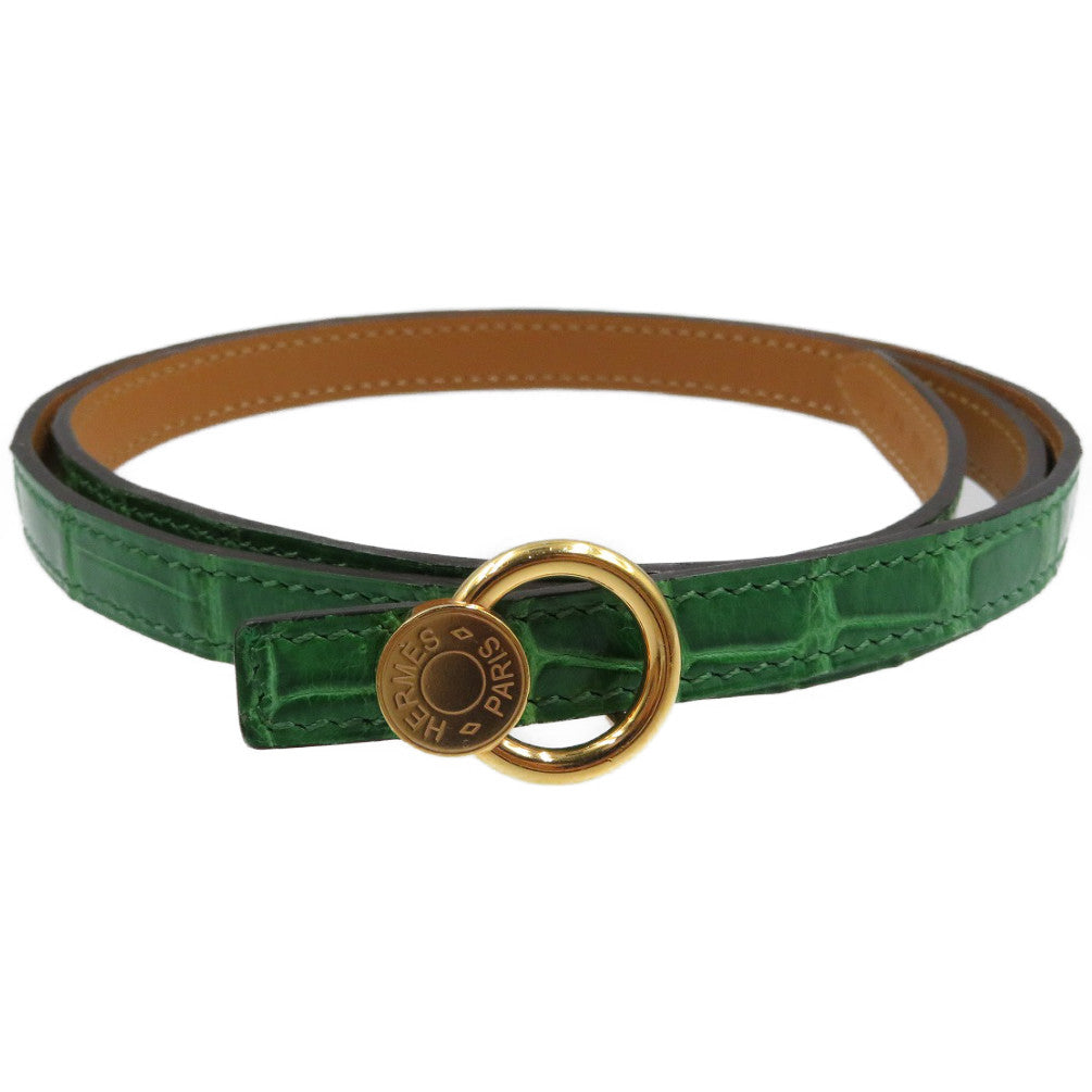 HERMES belt Polosus green Serie Women