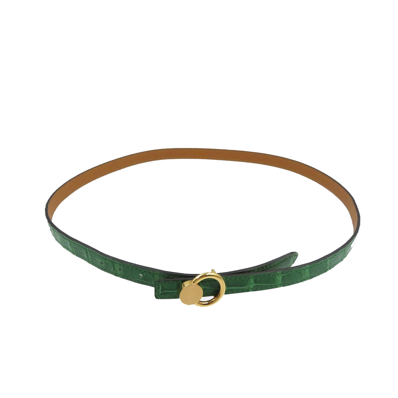 HERMES belt Polosus green Serie Women