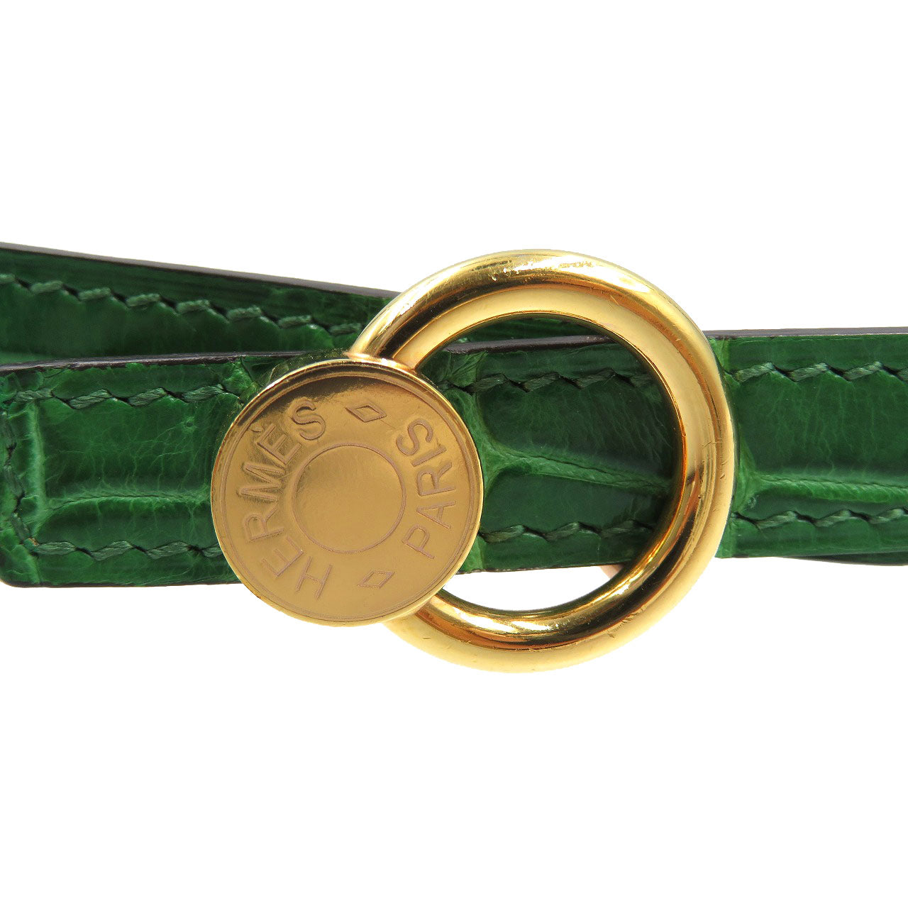 HERMES belt Polosus green Serie Women