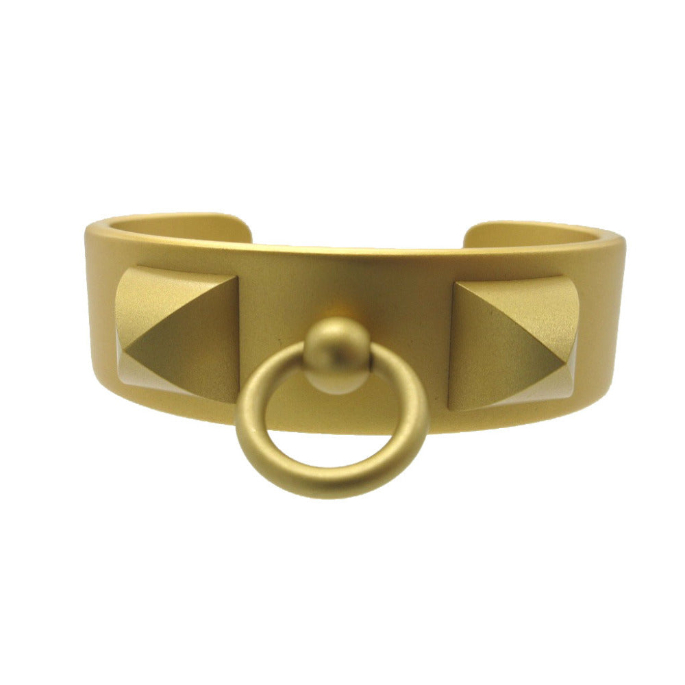 HERMES Bangle metal gold Medore Cory Edsian Women T2