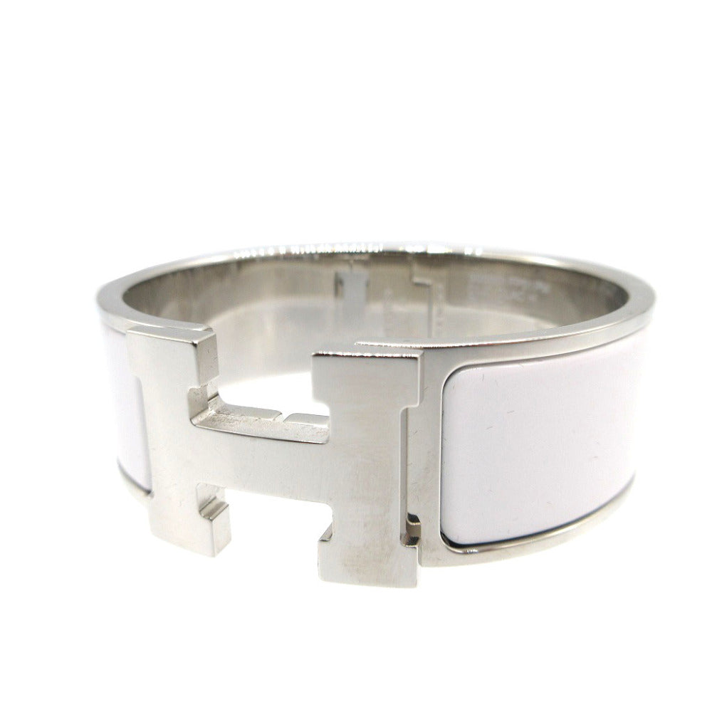 HERMES bracelet metal Silver clicclacPM