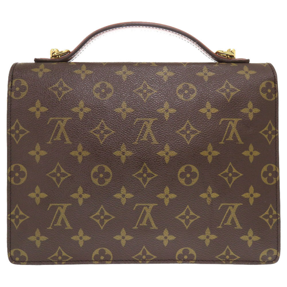 LOUIS VUITTON Handbag M51185 Monogram canvas Brown Monogram Monceau mens(Unisex)