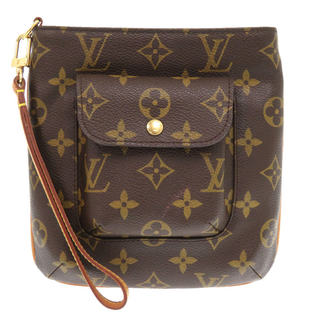LOUIS VUITTON Pouch M51901 Monogram canvas Brown Monogram Partition Women