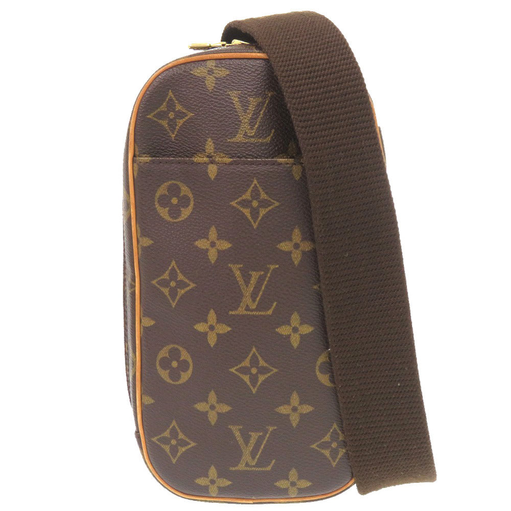 LOUIS VUITTON Sling bag M51870 Monogram canvas Brown Monogram Pochette Gange mens