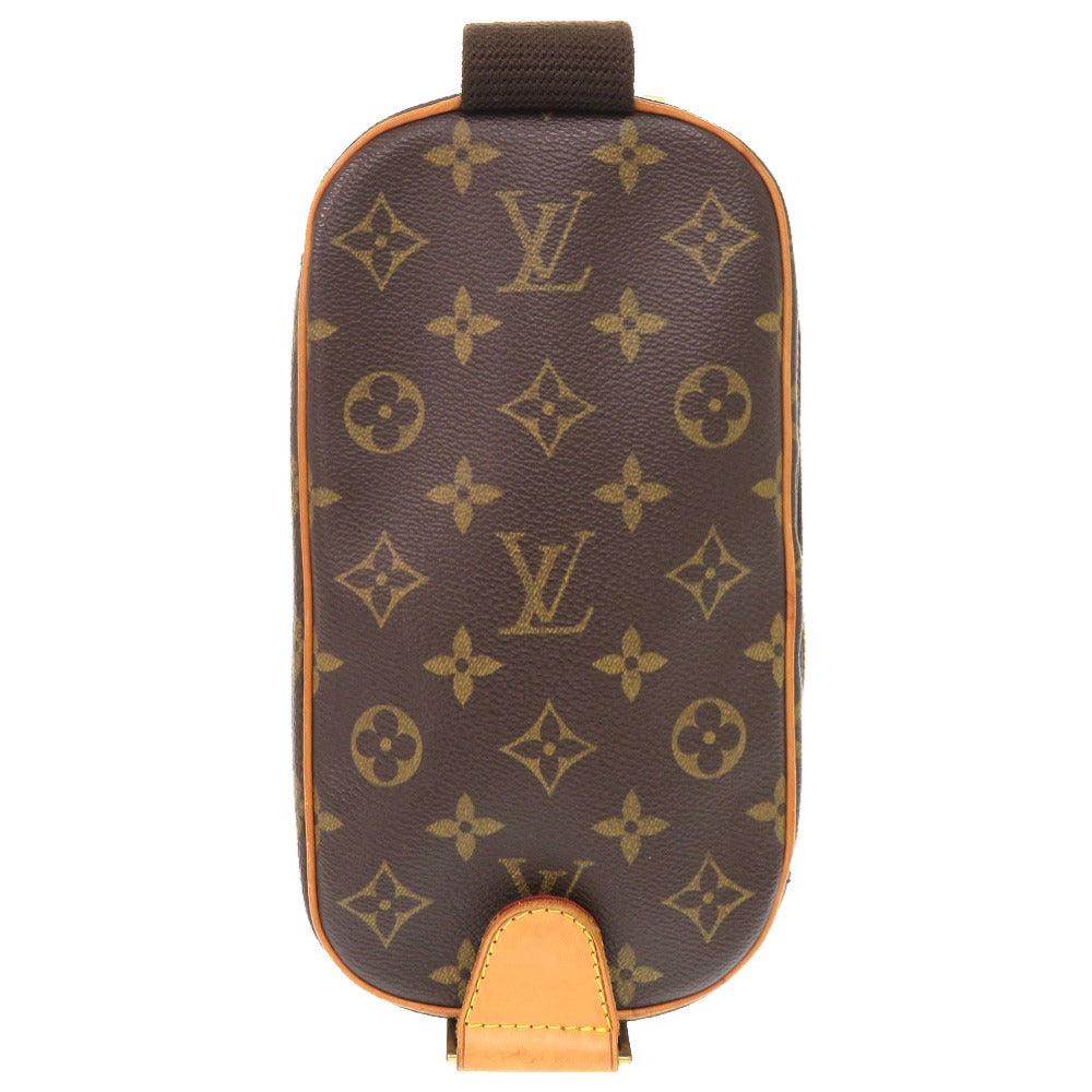 LOUIS VUITTON Sling bag M51870 Monogram canvas Brown Monogram Pochette Gange mens