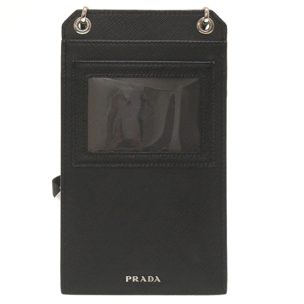 PRADA Shoulder Bag 2ZH068 leather black mini mens