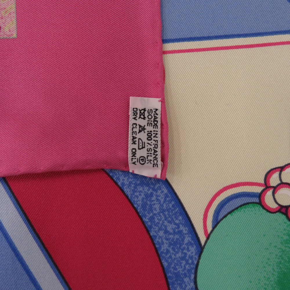 HERMES scarf silk pink Carre90 TIBET 2 Tibet 2 Women