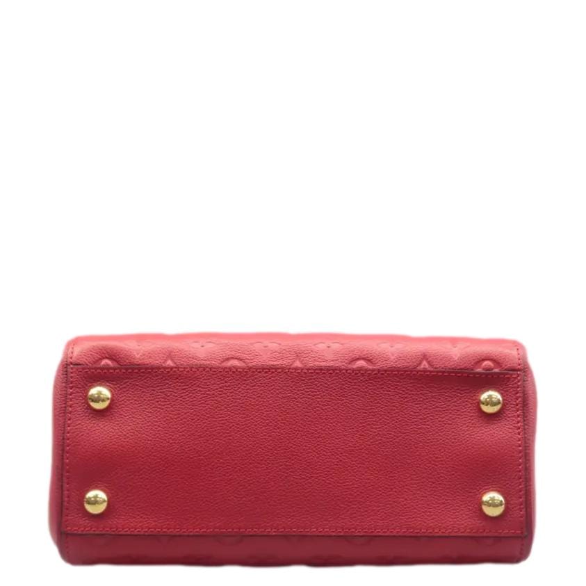 LOUIS VUITTON Trocadero Monogram Empreinte Shoulder Bag Cerise